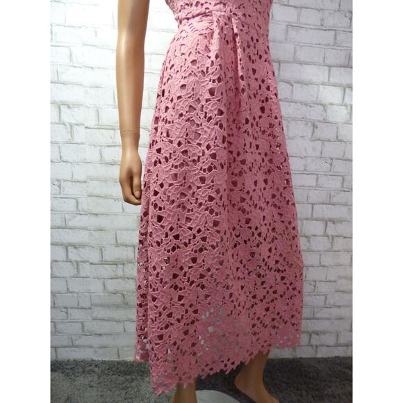 $89 Astr The Label Pink Mauve Lace Midi Dress XS NEW A516 - Picture 8 of 15